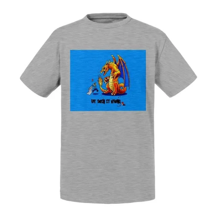T-shirt Enfant - FABULOUS - Pokémon - Gris - Manches courtes - Col arrondi-0