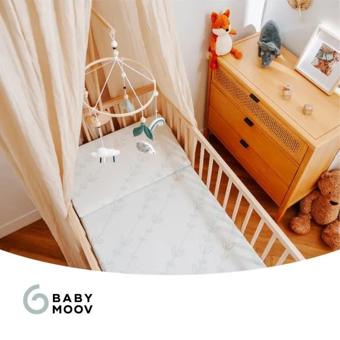 BABYMOOV Plan incliné Cosymat Antibactérien, élimine naturellement les bactéries, adapté aux matelas 60x120 cm-5