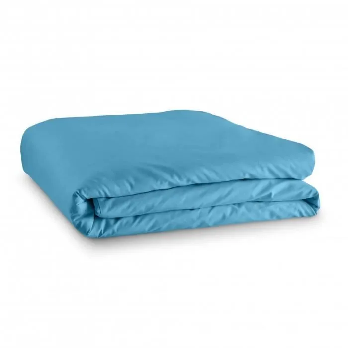 Housse de couette - Non spécifié - 240 x 220 cm - 100% Coton - Turquoise - Lavable en machine-2