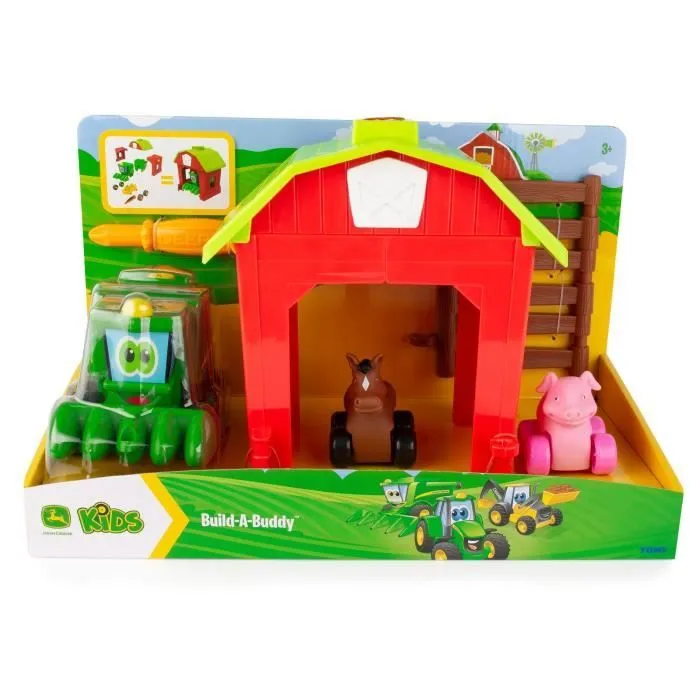 Tracteur John Deere à construire - TOMY - LE PREMIER AGE - Garçon - Jaune - 910 G-0