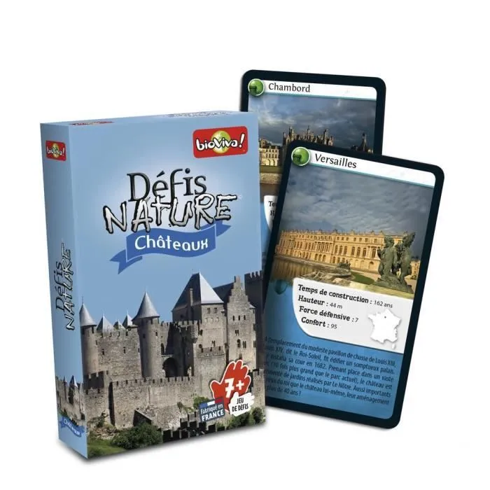 Jeu de questions-réponses - BIOVIVA - Défis Nature - Châteaux - Garçon et Fille - À partir de 7 ans-1