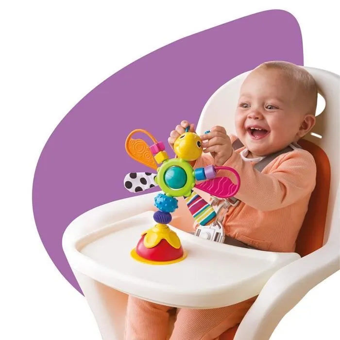 Hochet de table Freddie La Luciole - TOMY - L27243 - Jouet pour Chaise Haute - Bébé-3