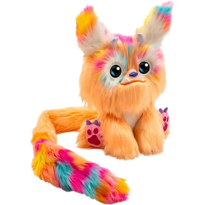 Peluche Interactive Furlings Cleo avec Plus de 80 Réactions - Orange-3