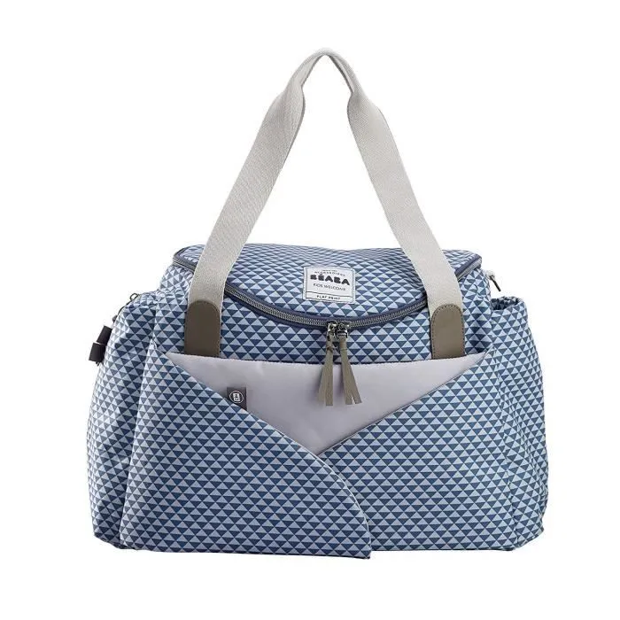 Béaba BÉABA Sac à Langer Sydney II, Play Print Bleu - 940203-0