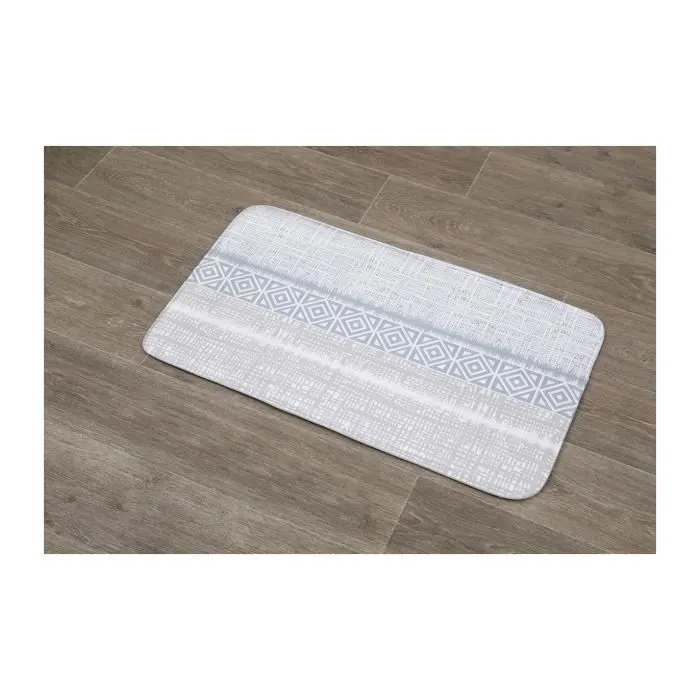 TENDANCE - Tapis de salle de bain en Microfibre 45 x 75 cm déco Emotion-1