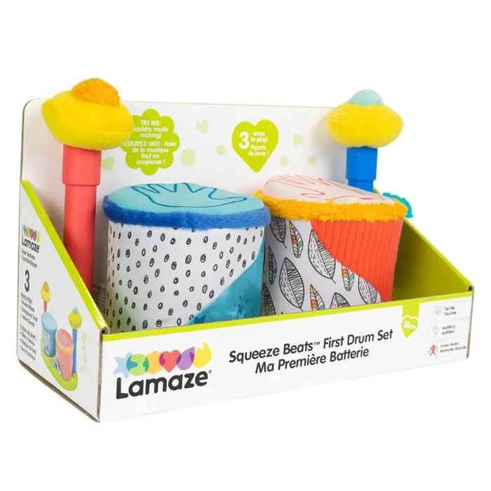 Batterie en tissu pour bébé TOMY - Ma première Batterie - 3 modes de jeu - Dès 12 mois-3