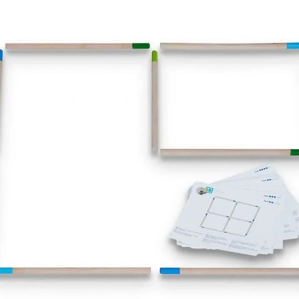 Jeu de puzzle - BS - Allumettes Bois - Enfant - 8 ans - Beige - Vert - Blanc-2