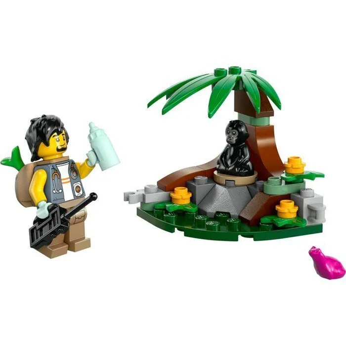 La rencontre avec le bébé gorille (Polybag) - LEGO City - 30665-1