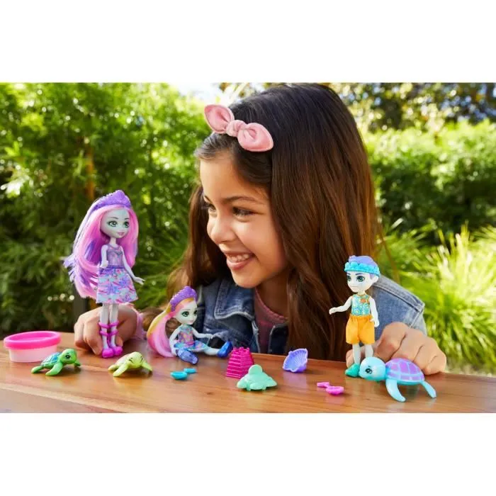 Enchantimals - Famille Tortue Et Accessoires - Poupée-3