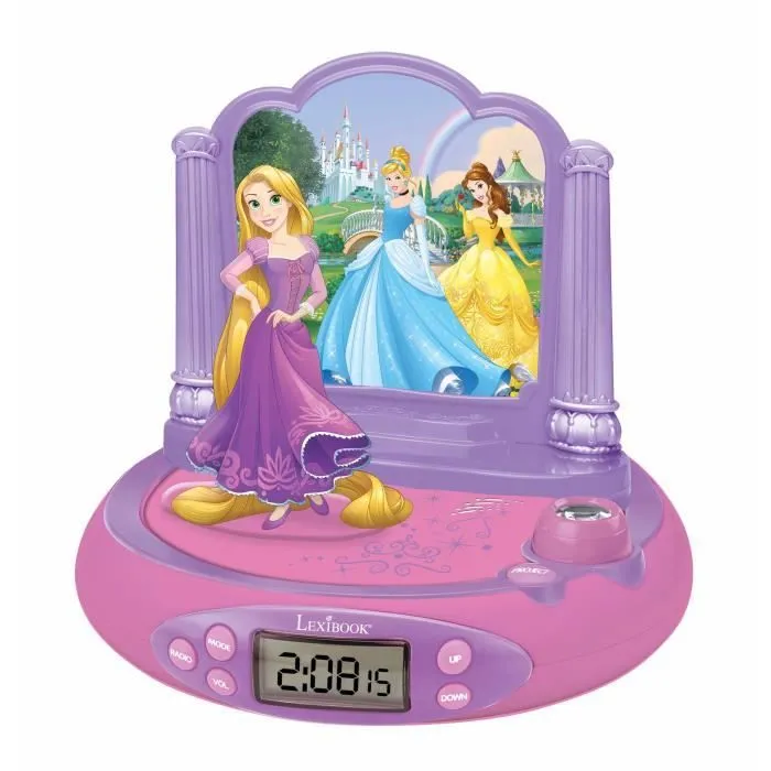 Radio Réveil Projecteur Disney Princesses Raiponce - LEXIBOOK-3