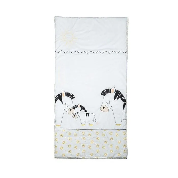 Edredon lit bébé en coton - SAUTHON - Pluche et Pompon - Blanc - Mixte - 120x60 cm-0
