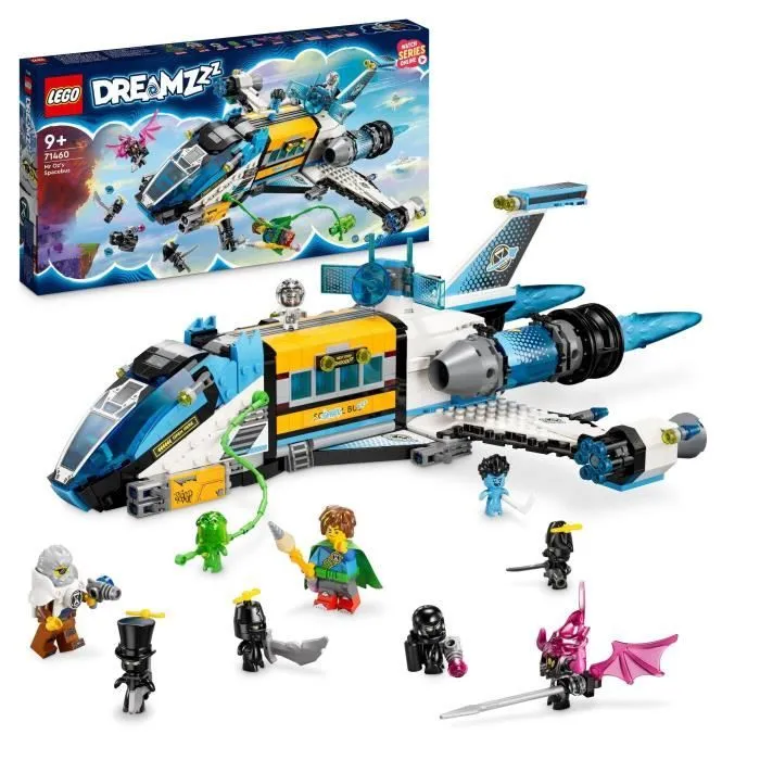 LEGO® DREAMZzz 71460 Le Bus de l’Espace de M. Oz, Jouet de Vaisseau Spatiale 2-en-1, avec Z-Blob-0