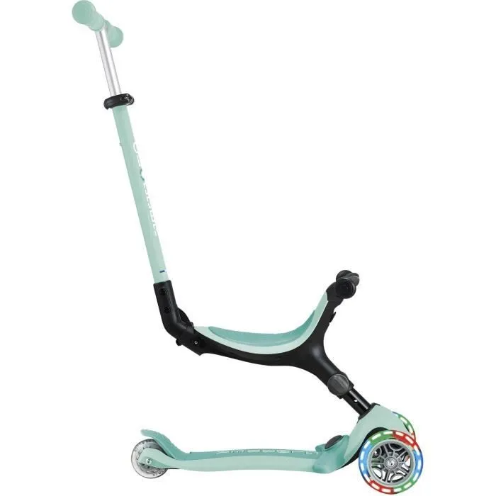Globber - Trottinette évolutive GO-UP ACTIVE PLUS LIGHTS avec siège - Vert menthe-7