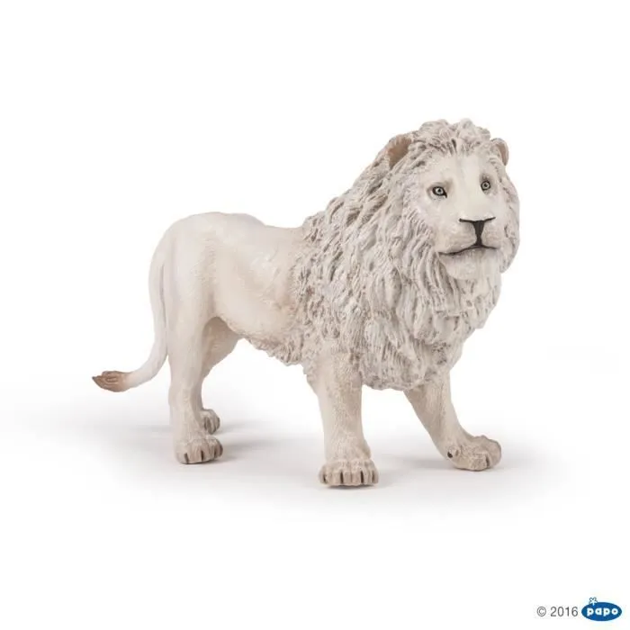 Papo - Figurine Grand Lion Blanc-1