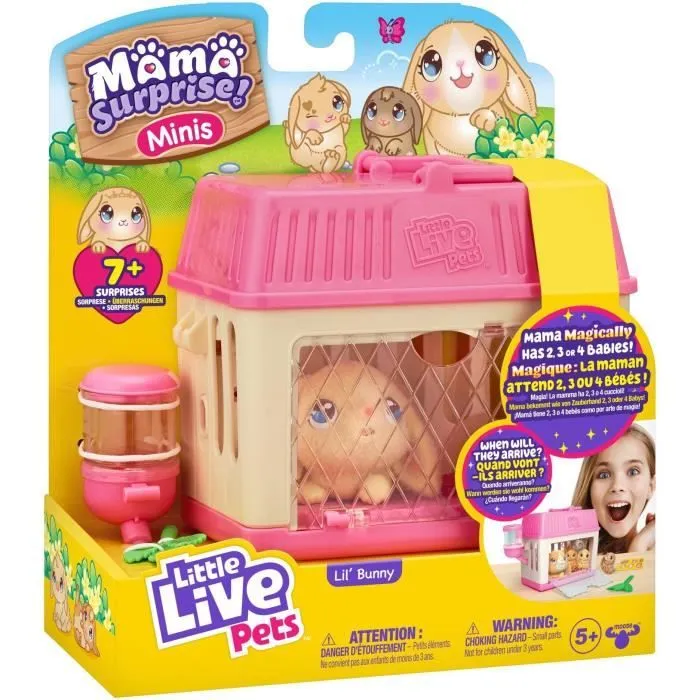 Peluches P'tits Lapins Mama Surprise - Little Live Pets - Moose Toys-0