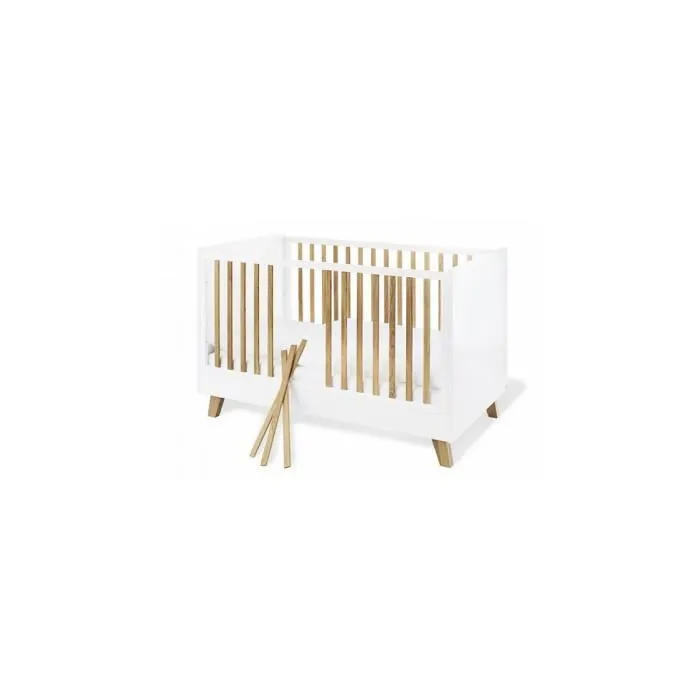 Pinolino - 093420B - Pinolino Ensemble Economique Pan large 2 pièces lit de bébé évolutif commode à langer large-0