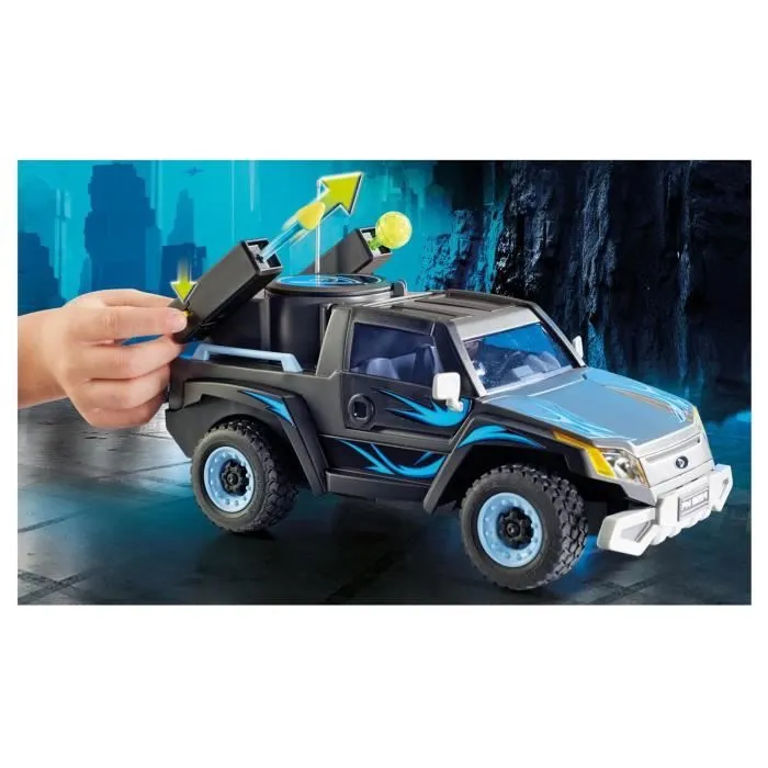 PLAYMOBIL - Les Top Agents - 4x4 des Agents du Dr.Drone - Plastique - A partir de 6 ans-3