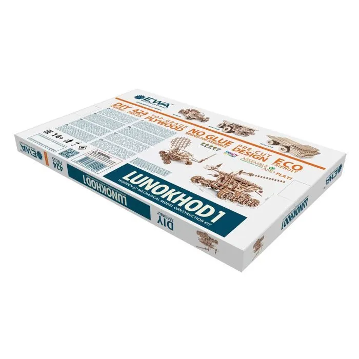 Jeu de construction - EWA Eco-Wood-Art - LUNOKHOD - 424 pièces - Bois - Mécanique-3