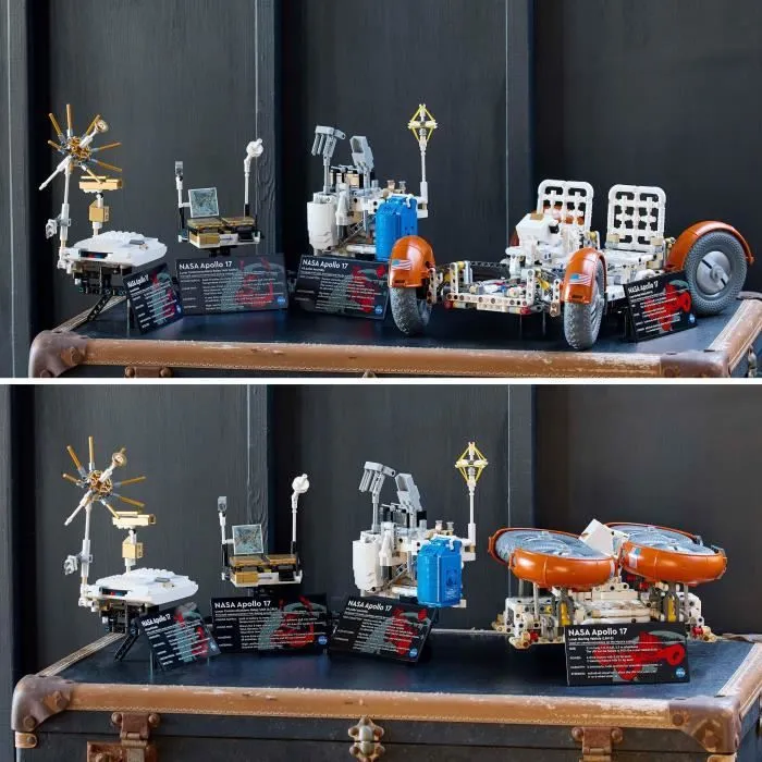 LEGO® Technic 42182 Véhicule d’Exploration Lunaire NASA Apollo - LRV Rover Spatial Adultes-2