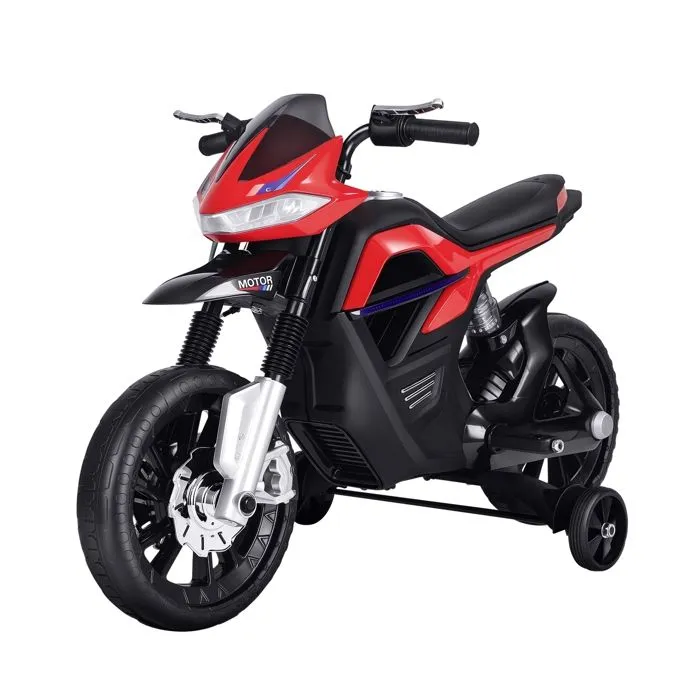 HOMCOM - moto enfant - Plastique - 105x52x62cm - Rouge-0