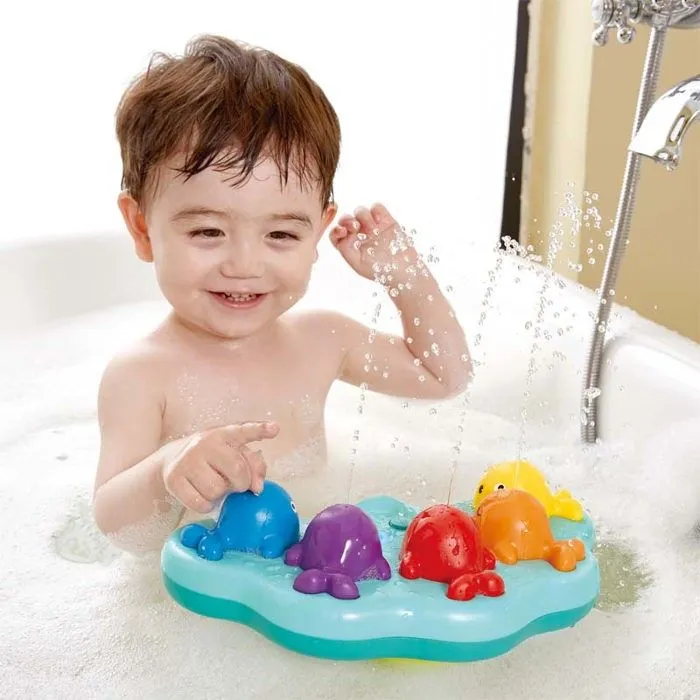 Jouet de bain musical - Hape - Fontaine baleine - Matériaux mixtes - 18 mois et plus - Multicolore-3