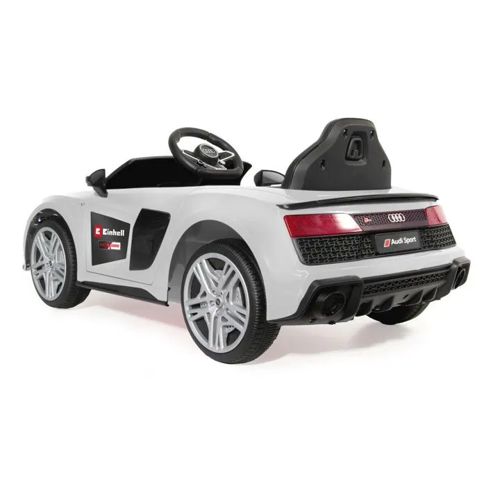 Voiture électrique pour enfants - JAMARA - Audi R8 Spyder 18V - Blanc - Multifonctionnelle - Chargeur inclus-2