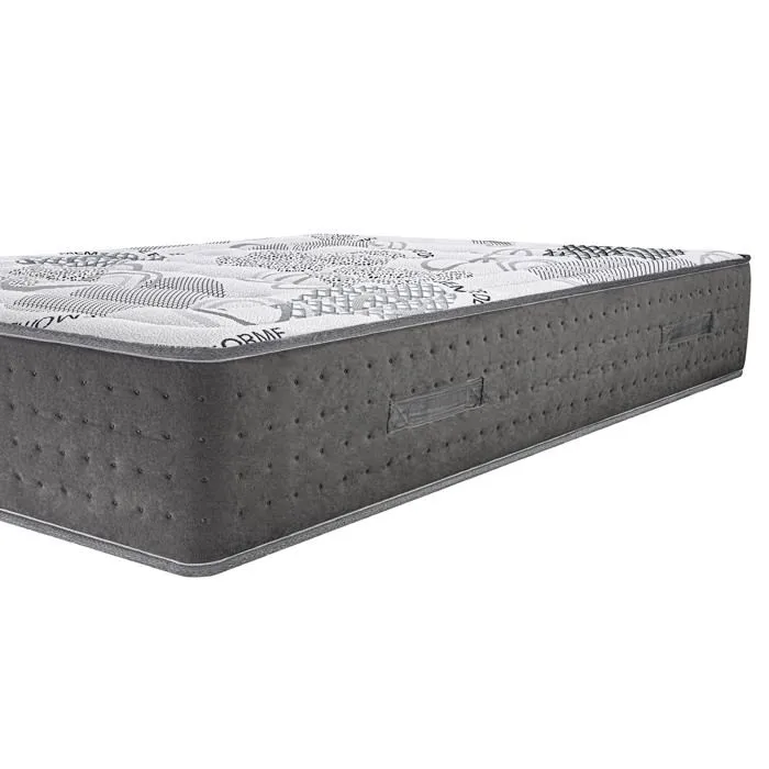 Matelas 140x200 cm, BestPoket, 26cm, ressorts ensachés, mousse mémoire de forme, indépendance du couchage, face été/hiver-2