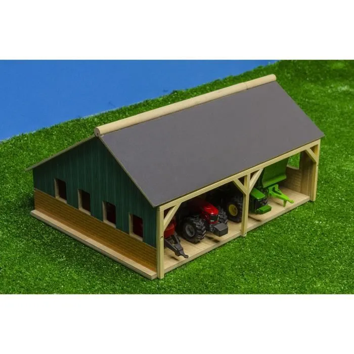Kids Globe Hangar de ferme pour tracteurs jouets 1:50-2