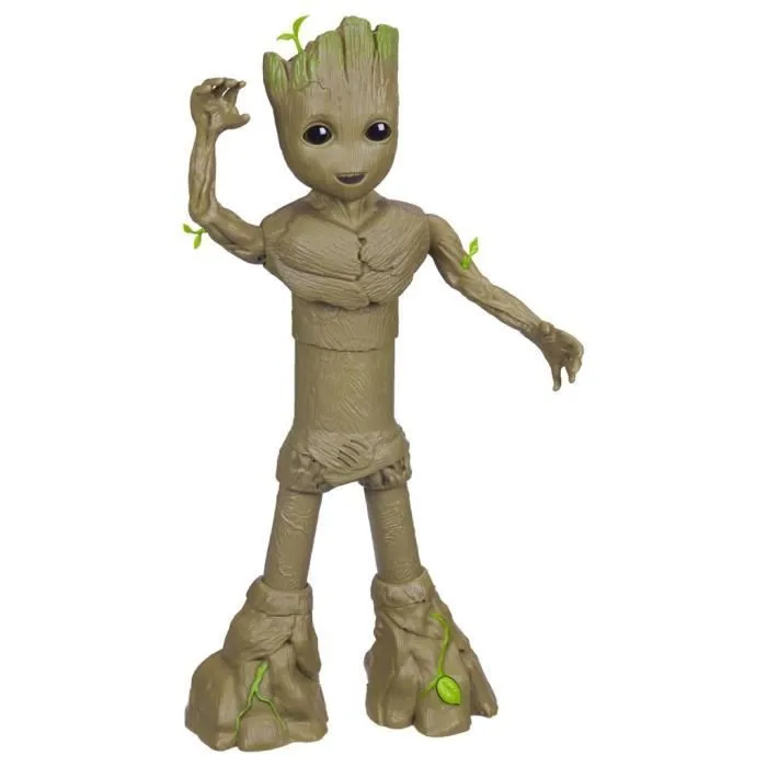 Figurine interactive Groot - HASBRO - I Am Groot Groove 'N Grow Groot - Grandit et danse - Multicolore-2