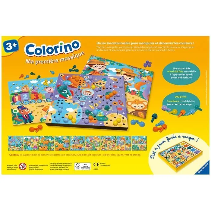 Ravensburger - Colorino Ma première mosaïque-1