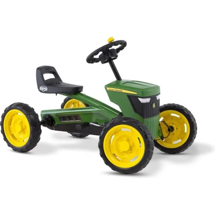 Kart à pédales BERG Buzzy John Deere - Jaune/Orange - Pour Enfant de 2 à 5 ans-0