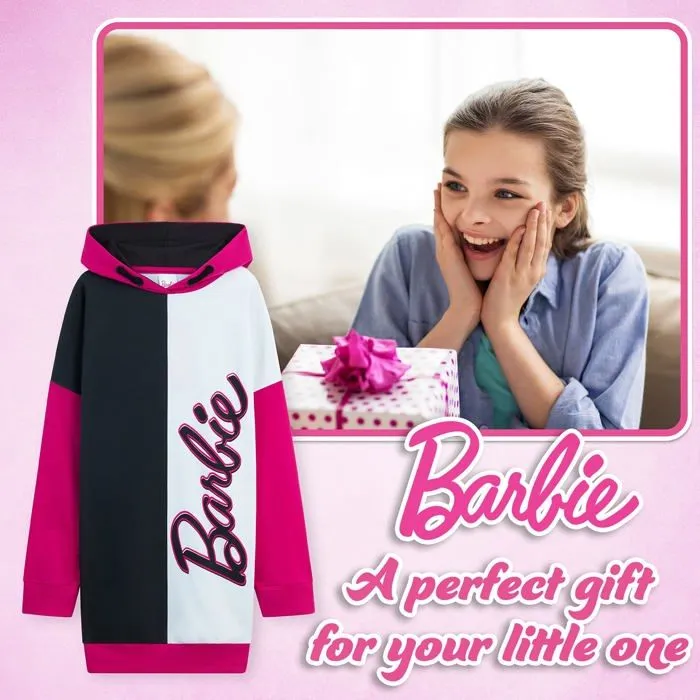 Sweat-shirt Barbie Robe Pull Fille - Sweat Oversize Enfant Fille-1