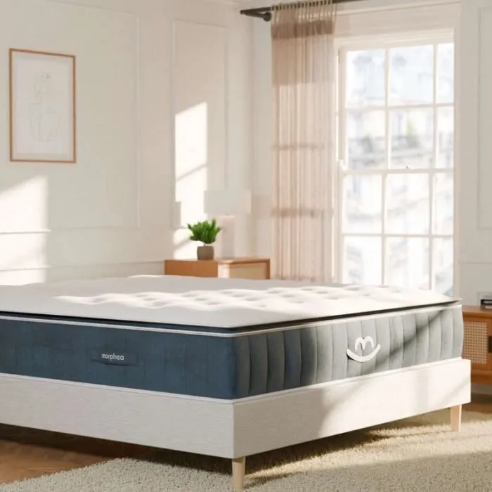 Matelas Hybride - VICTORIA - 140x190 cm - Mousse à mémoire de forme - Ressorts ensachés - Soutien ferme-2