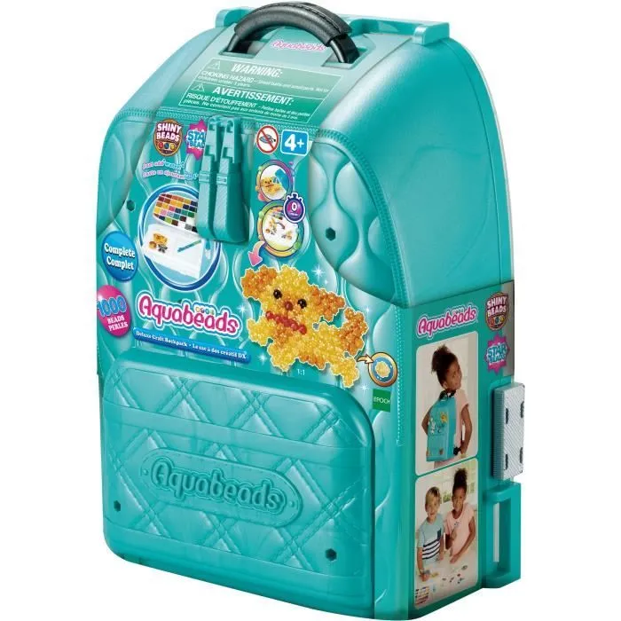 Jeu de perles à repasser - AQUABEADS - 31993 - Sac-à-dos créatif DX-0