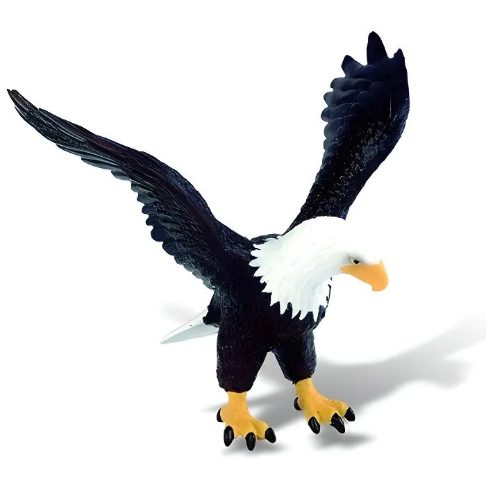 Figurine - BULLYLAND - Aigle Royal - Peinte à la main - 10.5cm x 20cm-0