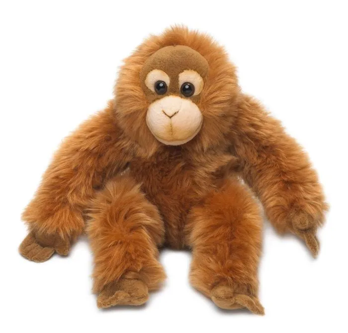 Peluche Orang-Outan - WWF - 23 cm - Pour Enfant - Valeurs éducatives: Toucher, voir, entendre-0