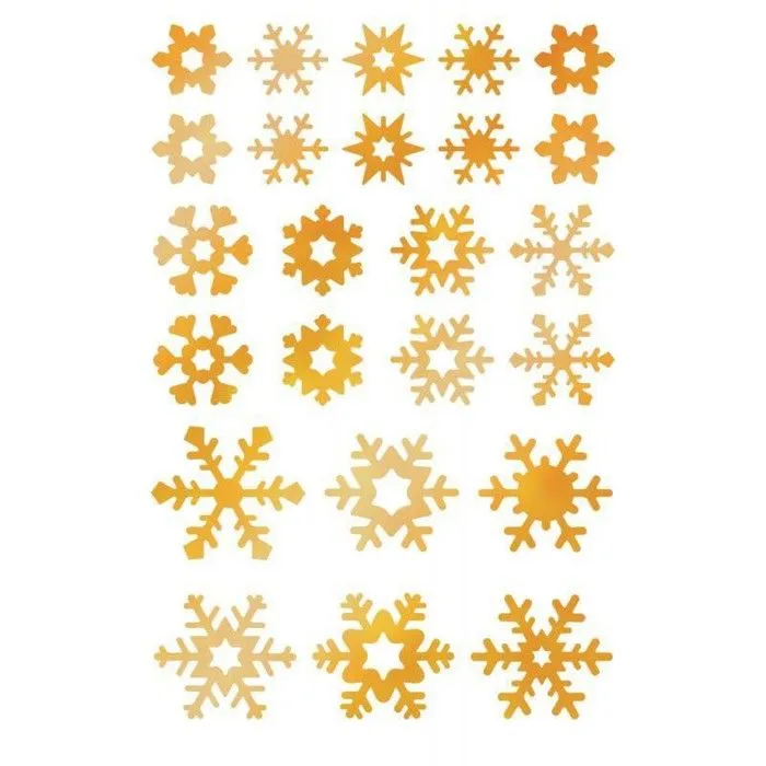 Gommettes de Noël - LE GEANT DE LA FETE - 855 gommettes - Or et Argent-1
