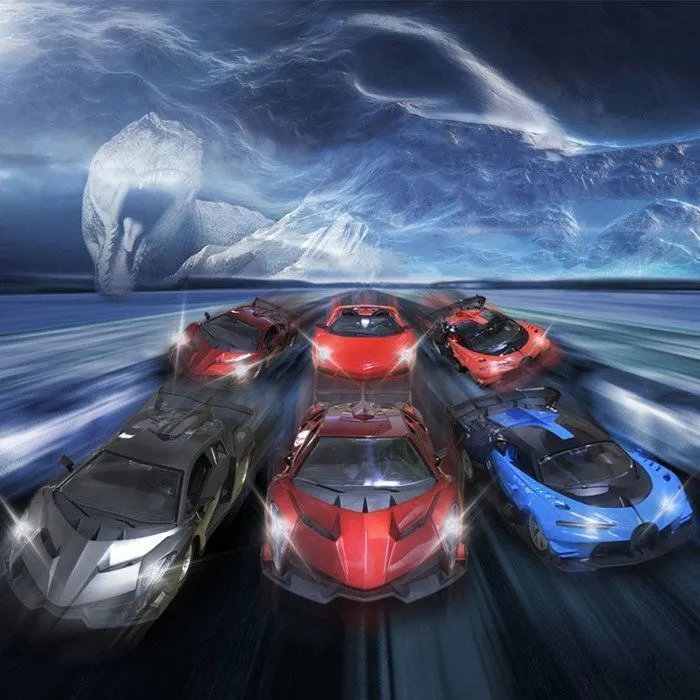 Voiture télécommandée pour enfants TD® 1:12, modèle de jouet de course télécommandé à quatre voies, dérive à grande vitesse-2