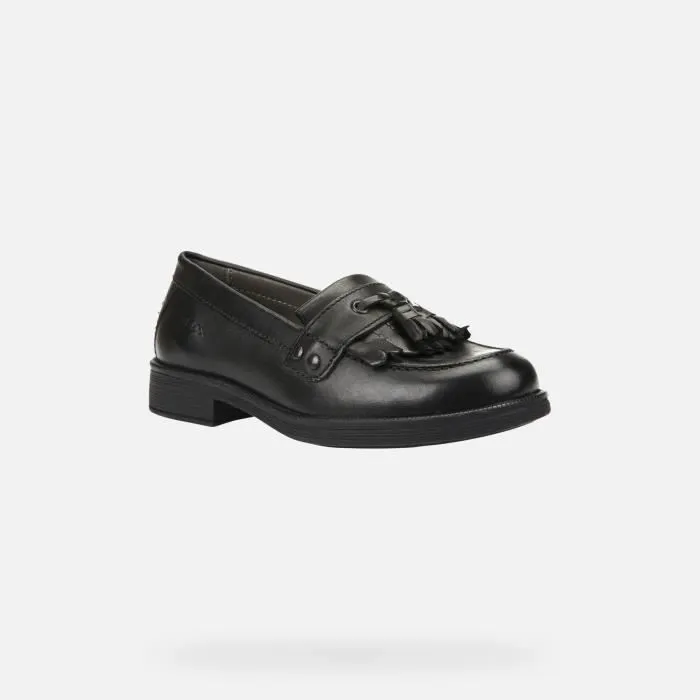 Derbies - Geox - JR AGATA - Cuir - Noir - Fille-2