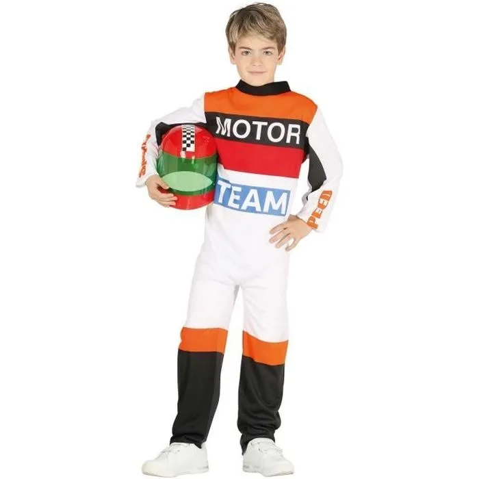 Déguisement Enfant Pilote de Motos ALPEXE - 5 ans et plus - Polyester-0