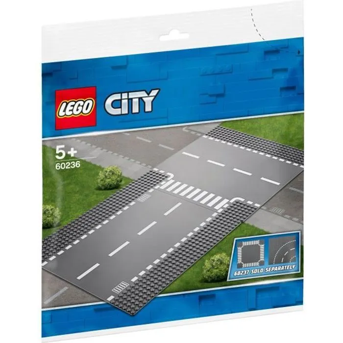 LEGO® City 60236 Droite et intersection - Jeu de construction-0