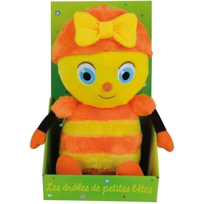 DROLES DE PETITES BETES Peluche Mireille l'abeille ± 25 cm-3