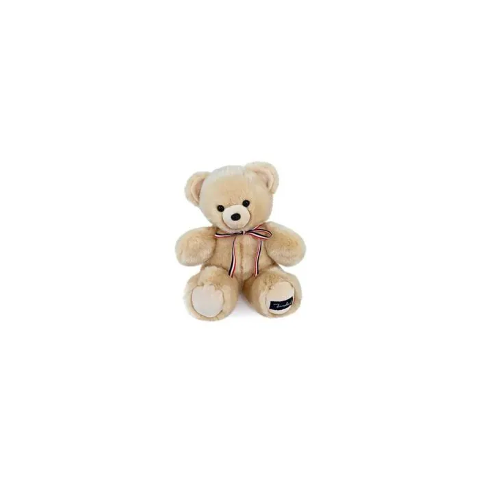 Ours en peluche - Mailou - Champagne - 35 cm - Fabriqué en France - Mixte-0