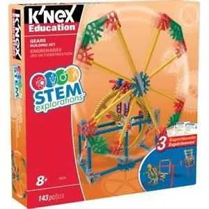 Jeu de construction - K'nex - STEM Explorations Gears - Plus de 140 pièces - À partir de 8 ans - Mixte-0