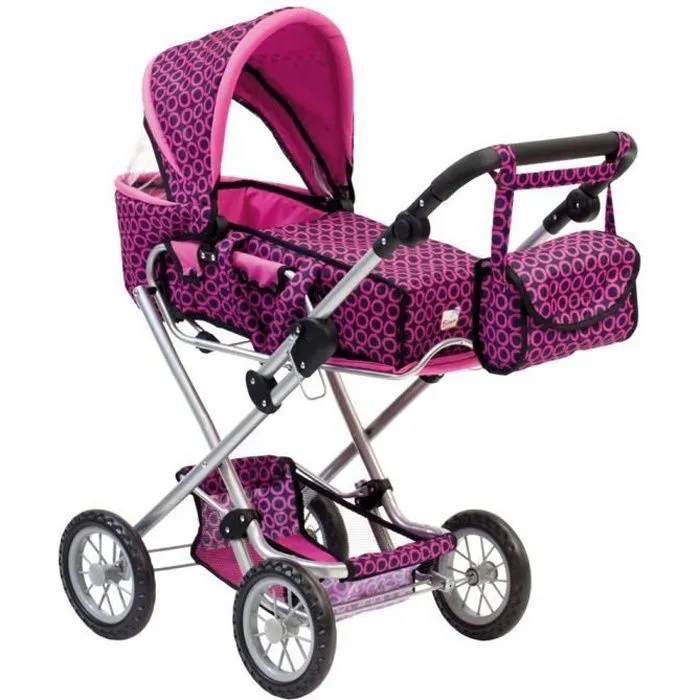 poupée landau grand (rose - noir)-0
