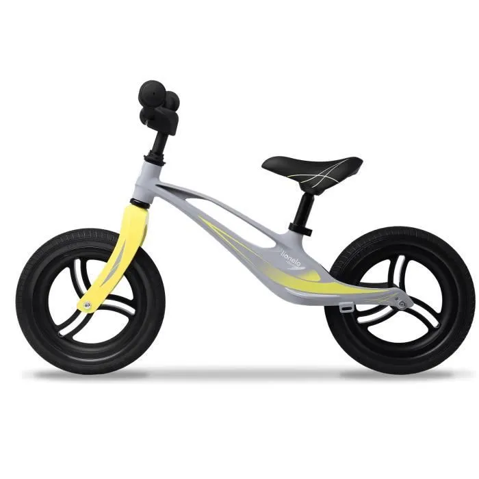 Vélo d'équilibre pour enfant Lionelo Bart Tour - Cadre en magnésium - Roues en PU 12" - Gris-1