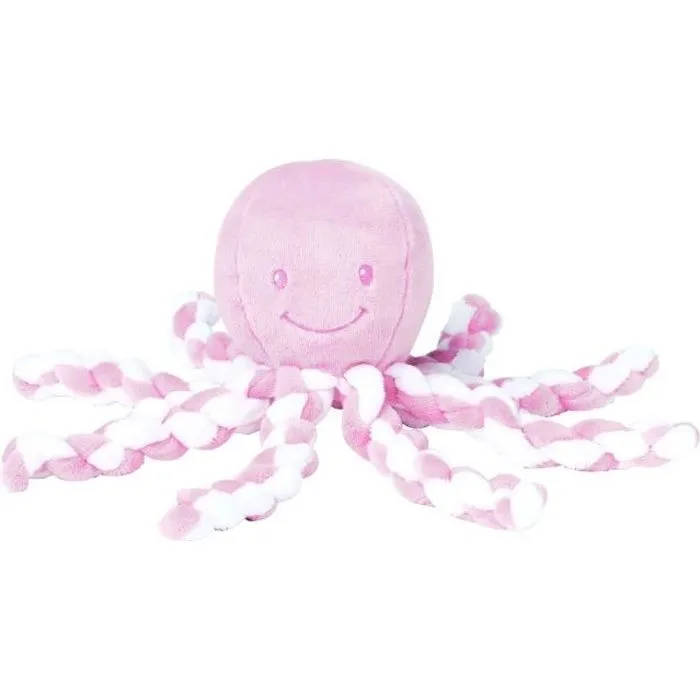 NATTOU Peluche Pieuvre Pink-White-0