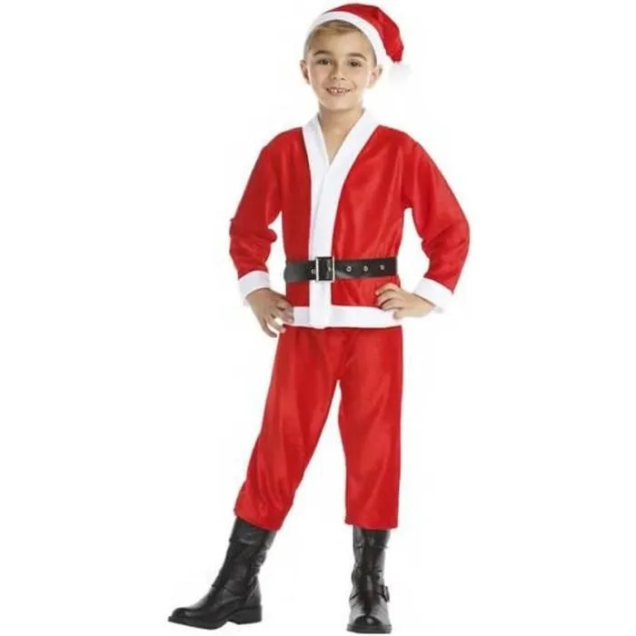 Déguisement de Père Noël pour garçon et bébé-0