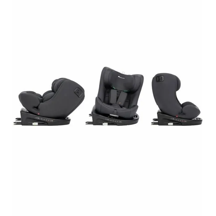BEBECONFORT Athena 360 i-Size, Siège auto multi-âges pivotant , Isofix, 4 Inclinaisons, De 0 à 12 ans, 40-150 cm, Mineral Graphite-2