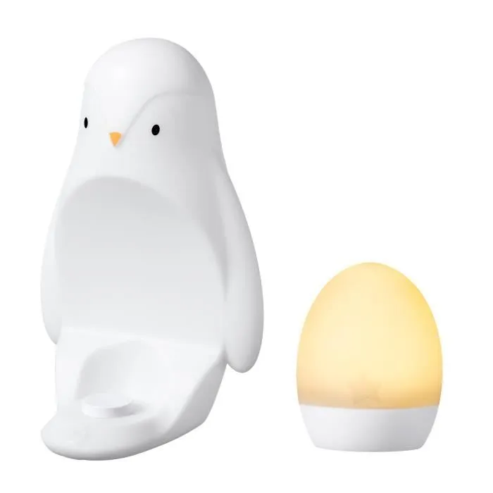 TOMMEE TIPPEE Veilleuse Pingouin 2-en-1, œuf lumineux nomade, luminosité réglable, USB-2